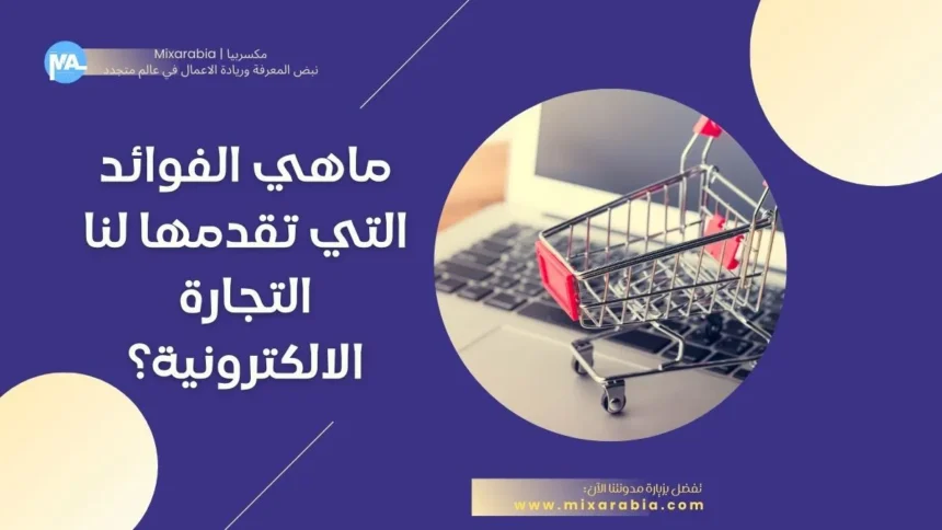 فوائد التجارة الإلكترونية